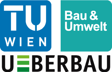 Logo TU Wien, Bau&Umwelt, Überbau